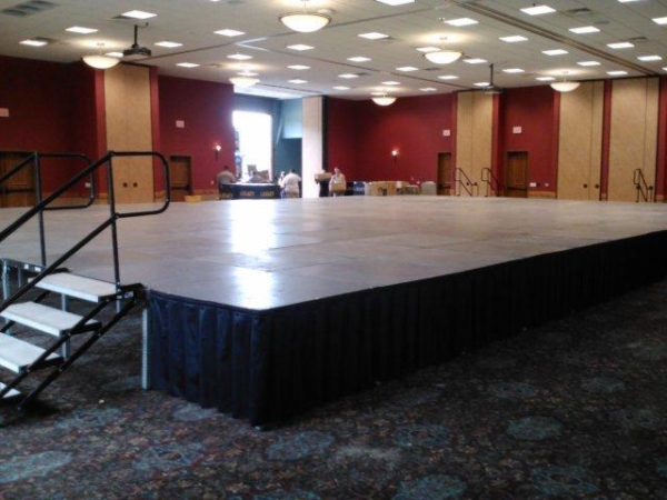 40ft x 60ft Stage Rental in Wisconsin Dells
